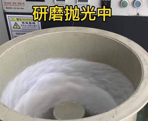 永登不锈钢箍抛亮中